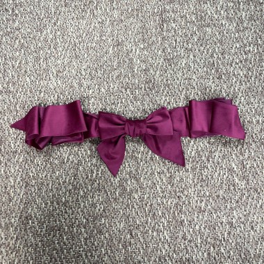 Cintura in velluto fiocco Cinture e Bretelle