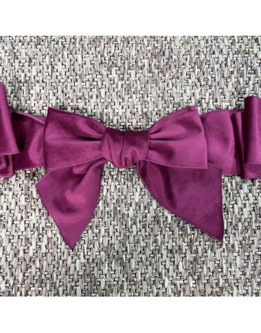 Cintura in velluto fiocco Cinture e Bretelle