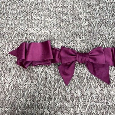 Cintura in velluto fiocco Cinture e Bretelle