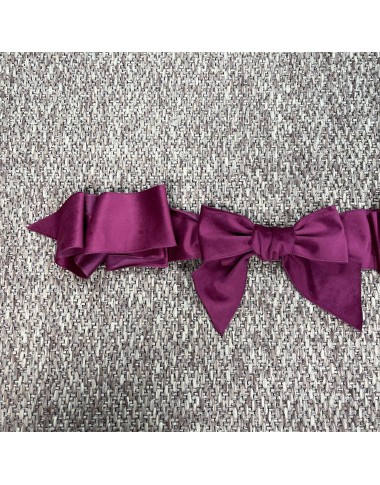 Cintura in velluto fiocco Cinture e Bretelle