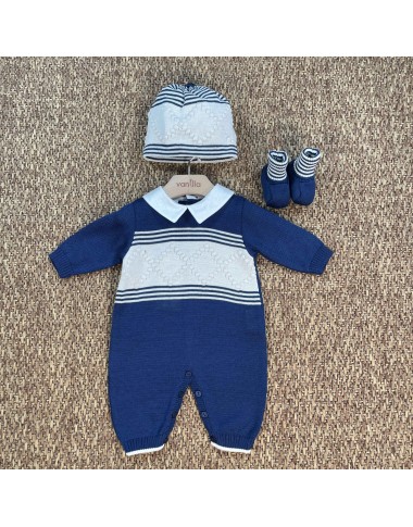 Completo nascita filo dì cotone Set Nascita e Uscita Clinica