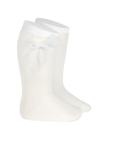 Calzino alto fiocco organza Calzini