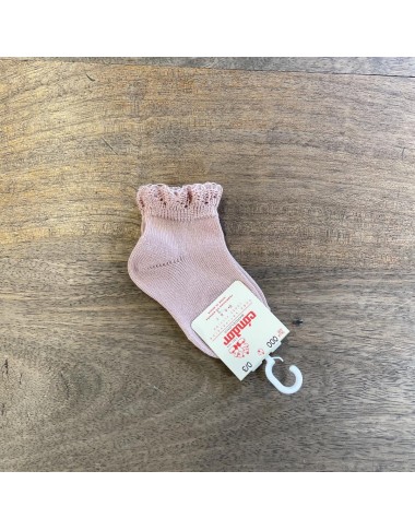Calzino corto con orlo ricamato Calzini Corti