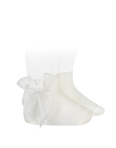 Calzino corto fiocco organza Calzini Corti