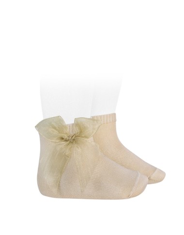 Calzino corto fiocco organza Calzini Corti