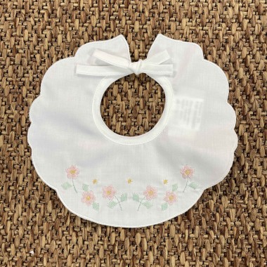 Bavetta ricamata Mussole e Bavette