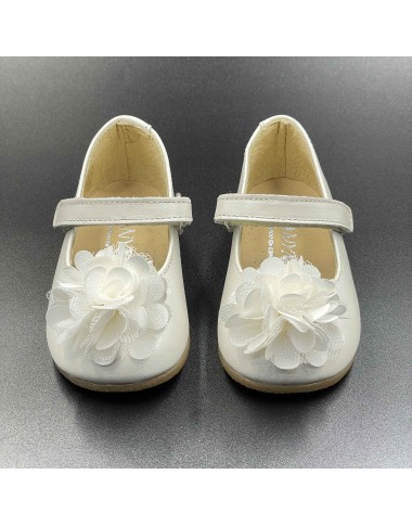 Ballerina cerimonia con fiore Scarpe 19/30