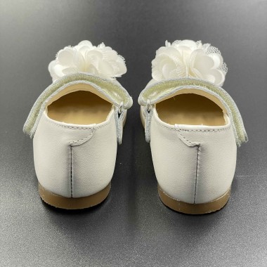 Ballerina cerimonia con fiore Scarpe 19/30