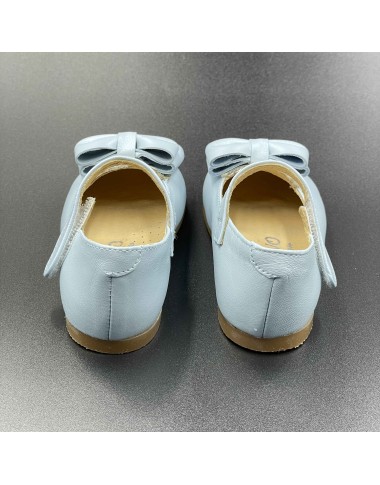 Ballerina con fiocco in pelle Scarpe 19/30