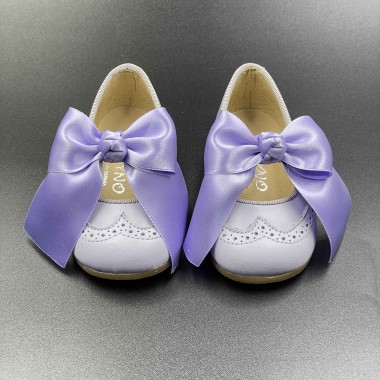 Ballerina con fiocco in raso Scarpe