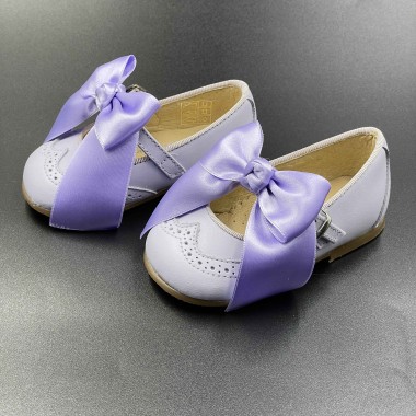 Ballerina con fiocco in raso Scarpe