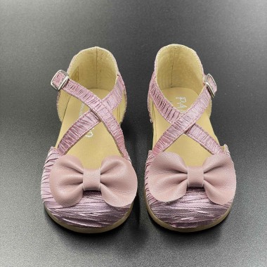 Ballerina plissè lamè Scarpe