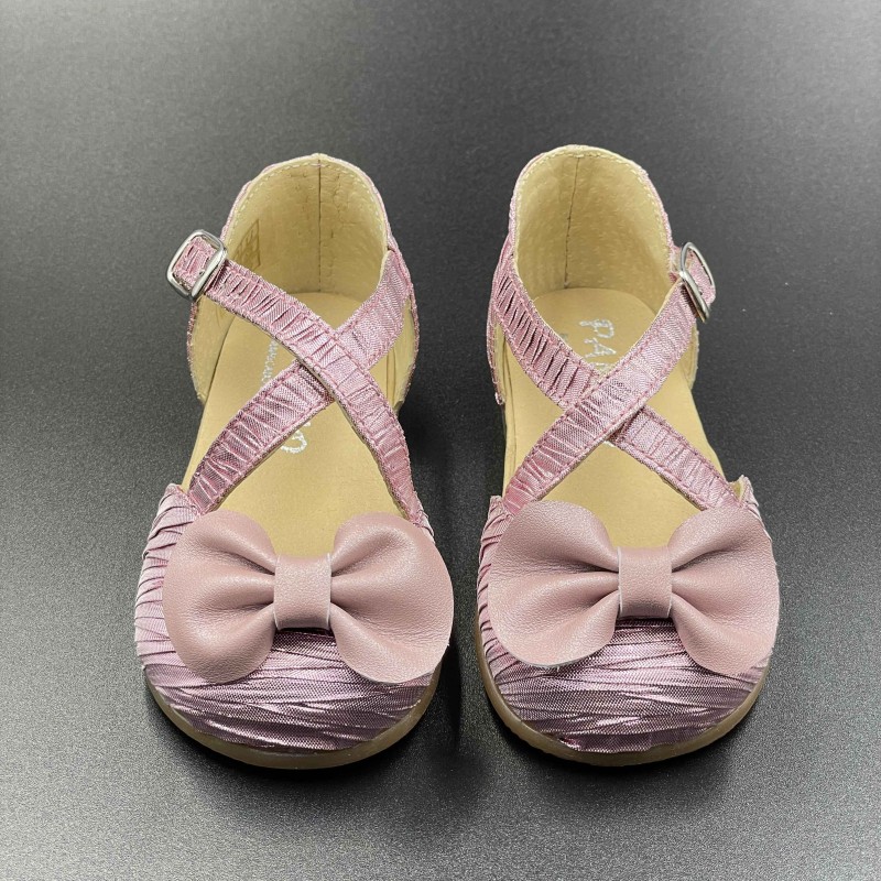 Ballerina plissè lamè Scarpe