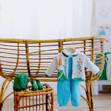 Completo nascita filo di cotone Tutine e Set Nascita