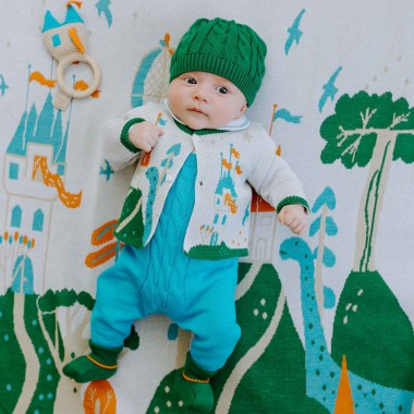 Completo nascita filo di cotone Set Nascita e Uscita Clinica