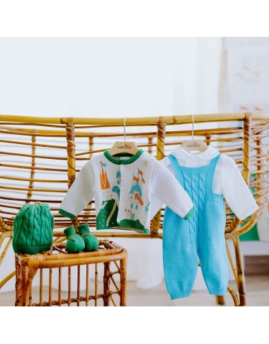 Completo nascita filo di cotone Tutine e Set Nascita