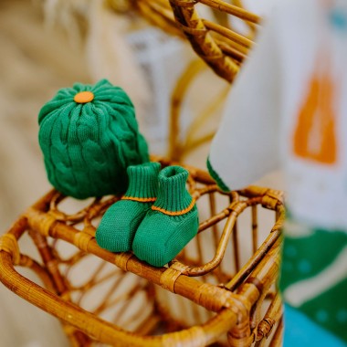 Completo nascita filo di cotone Set Nascita e Uscita Clinica