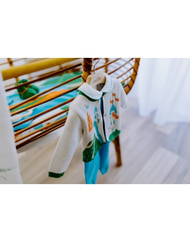 Completo nascita filo di cotone Set Nascita e Uscita Clinica