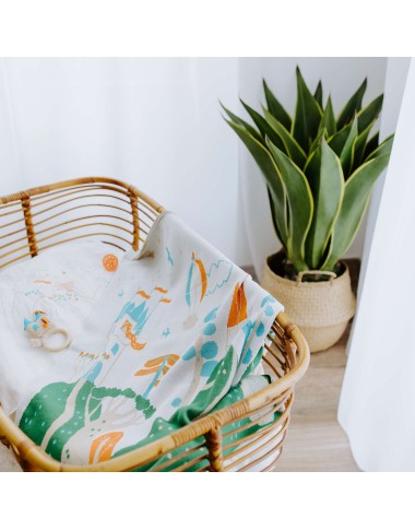 Coperta illustrata filo di cotone Coperta e Lenzuola