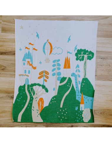 Coperta illustrata filo di cotone Coperta e Lenzuola