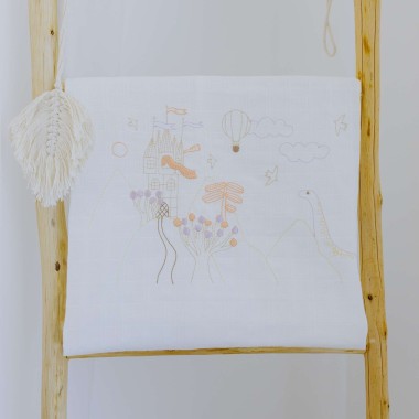 Mussola ricamata Bavetta e Mussole