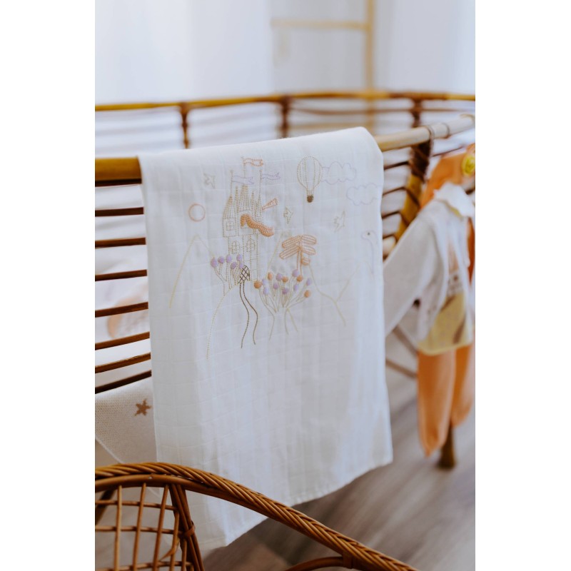 Mussola ricamata Bavetta e Mussole