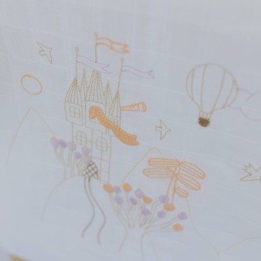 Mussola ricamata Bavetta e Mussole