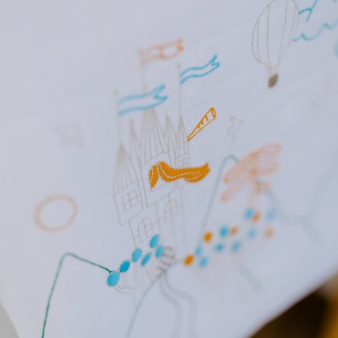 Mussola ricamata Bavetta e Mussole