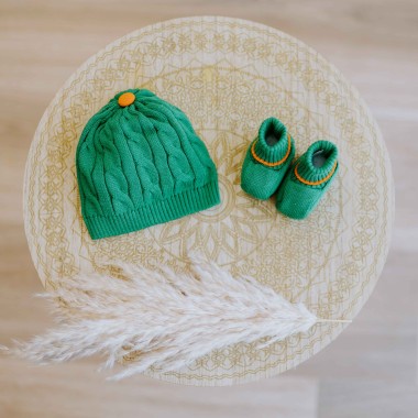 Completo nascita filo di cotone Set Nascita e Uscita Clinica