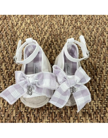 Espadrillas con fiocco vichy Scarpe