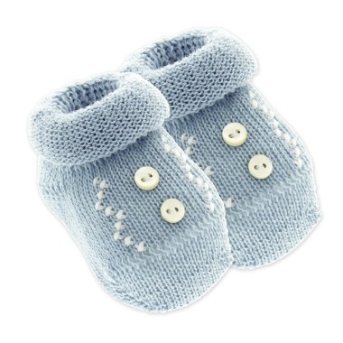 Babbucce ricamo e bottoni cotone Cappello e Babbucce